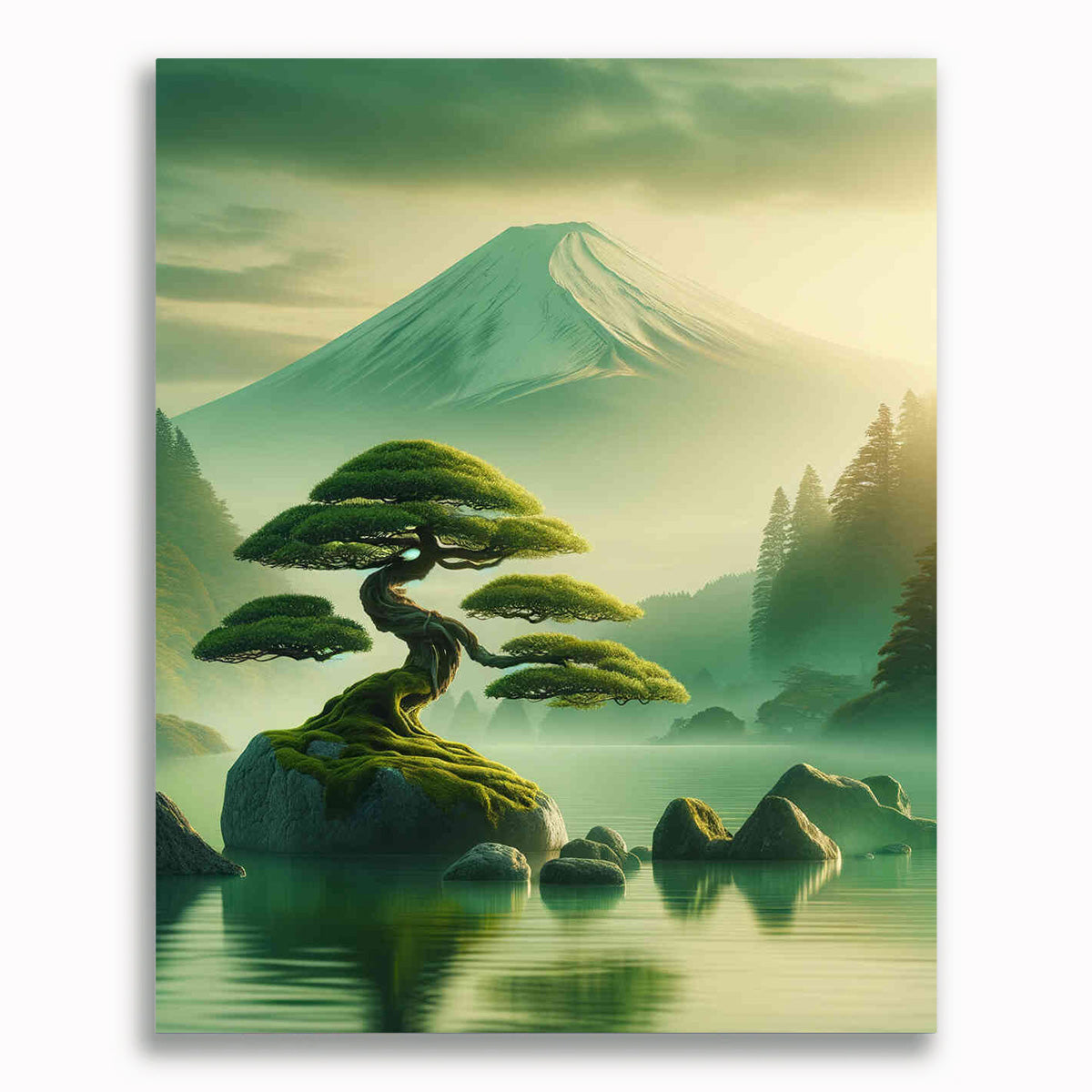 Malen nach Zahlen - Bonsai Baum