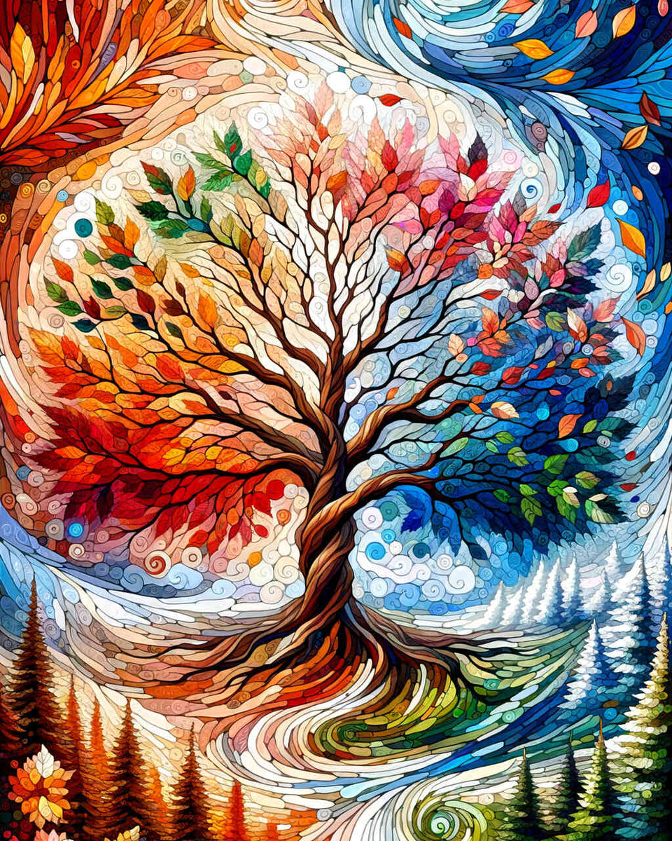 Malen Nach Zahlen Baum