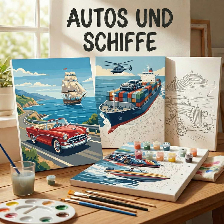 Majestic sailing ship on calm ocean with sunlight in the background.