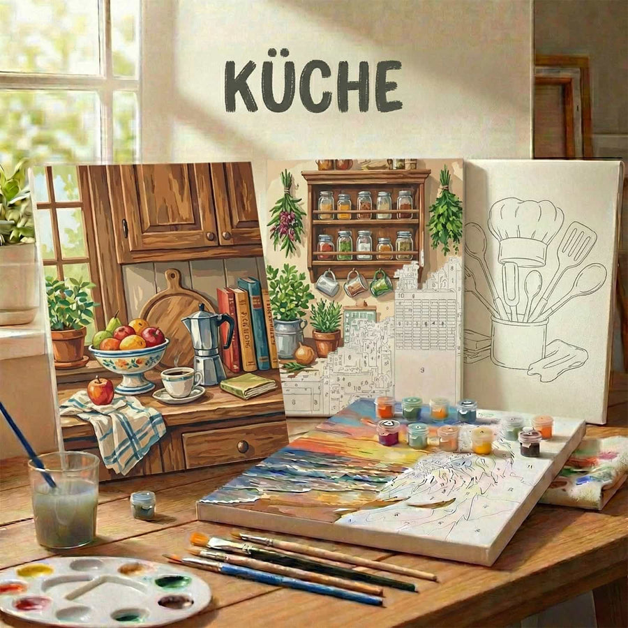 Woman in a towel sipping coffee with a houseplant in the background.