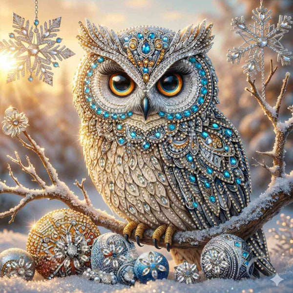 Malen nach Zahlen - Die Kristall Eule