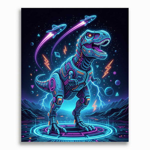 Malen nach Zahlen - Neon Rex, Zukunft der Giganten