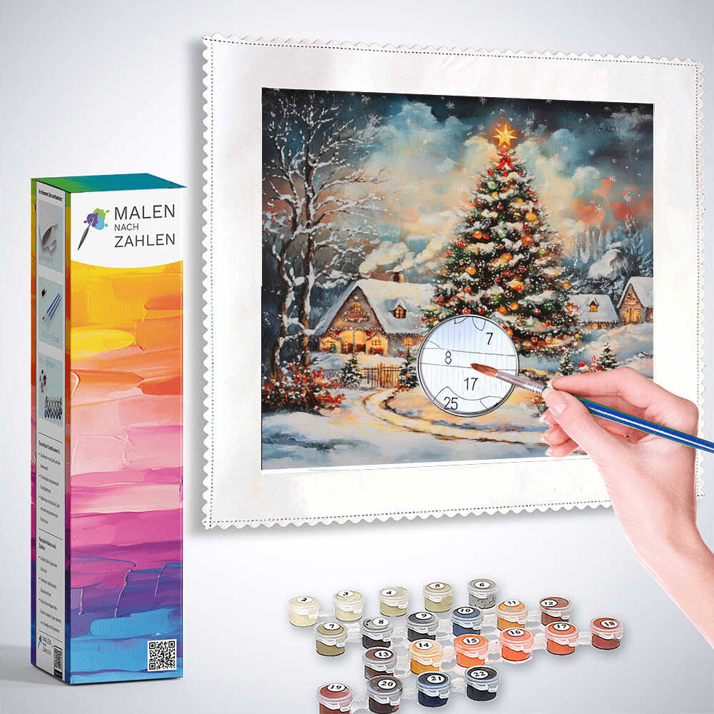 Malen nach Zahlen - Weihnachtszauber