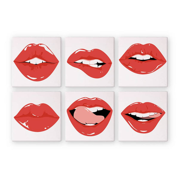 Glossy 6er SET - Mini Malen nach Zahlen