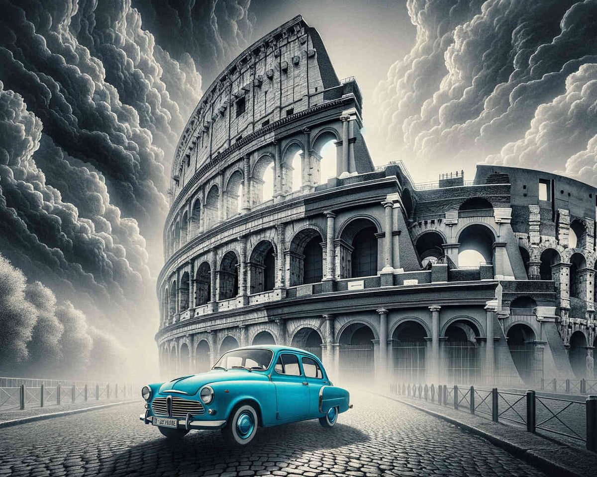 Rom, Kolosseum – Malen nach Zahlen