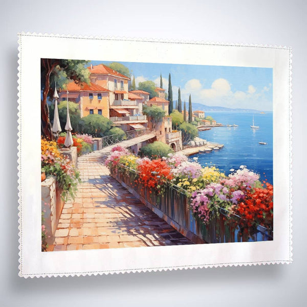 Mediterran, Blumen - Malen nach Zahlen