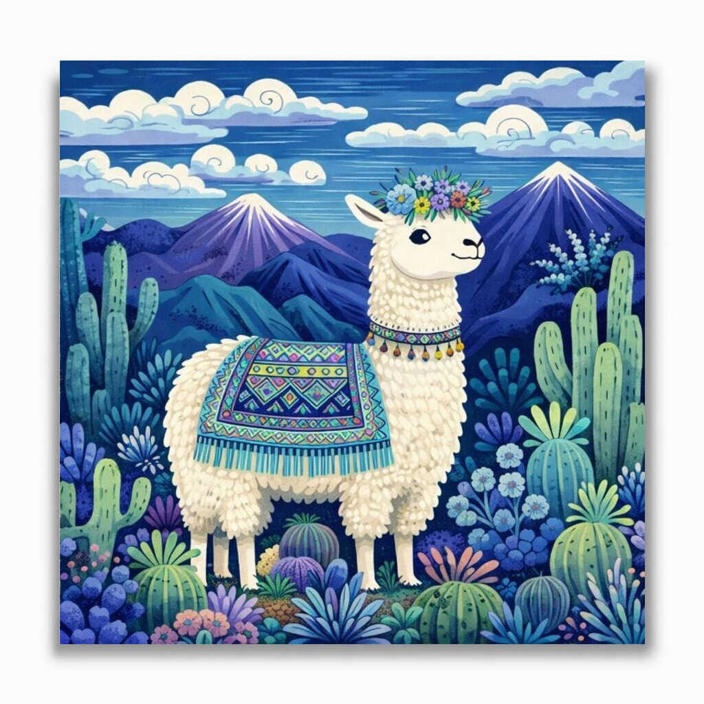 Malen nach Zahlen - Magische Andenfreude