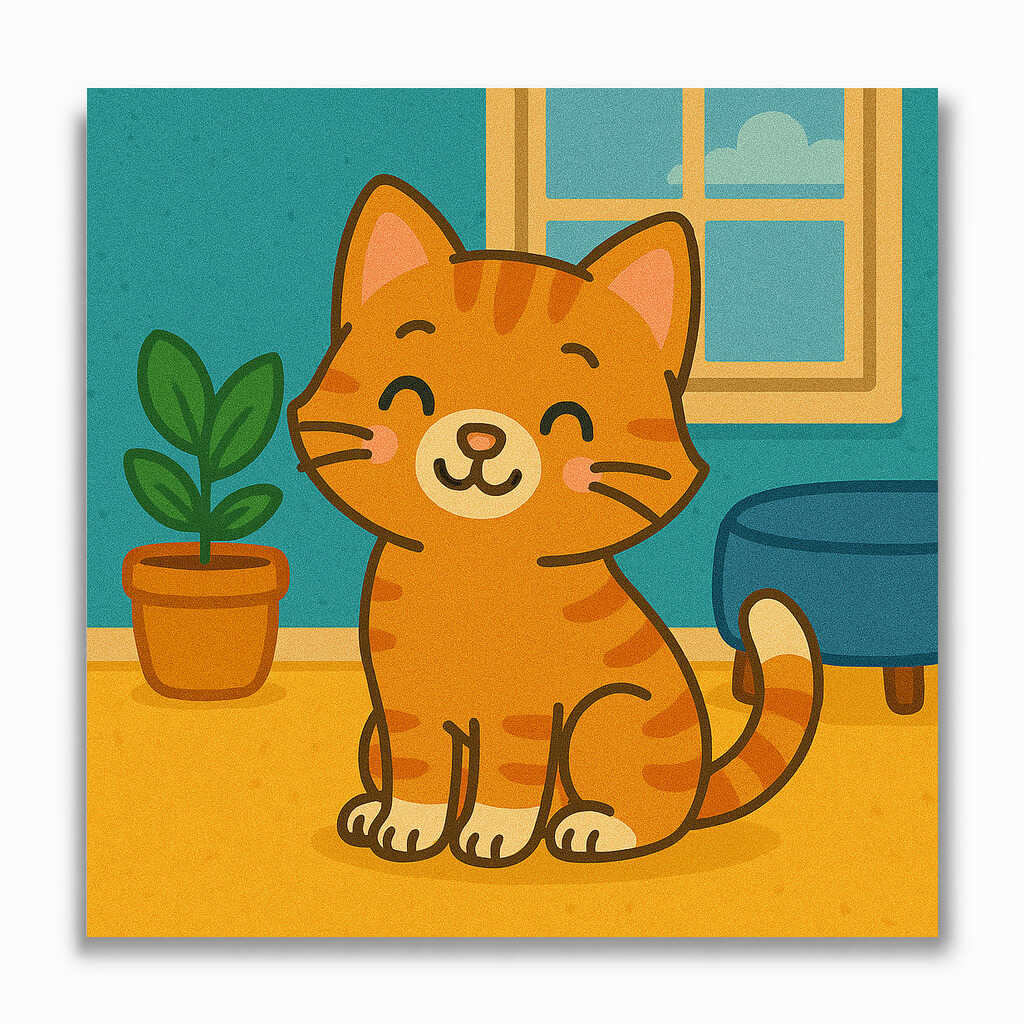 Malen nach Zahlen - Sonnenschein im Wohnzimmer