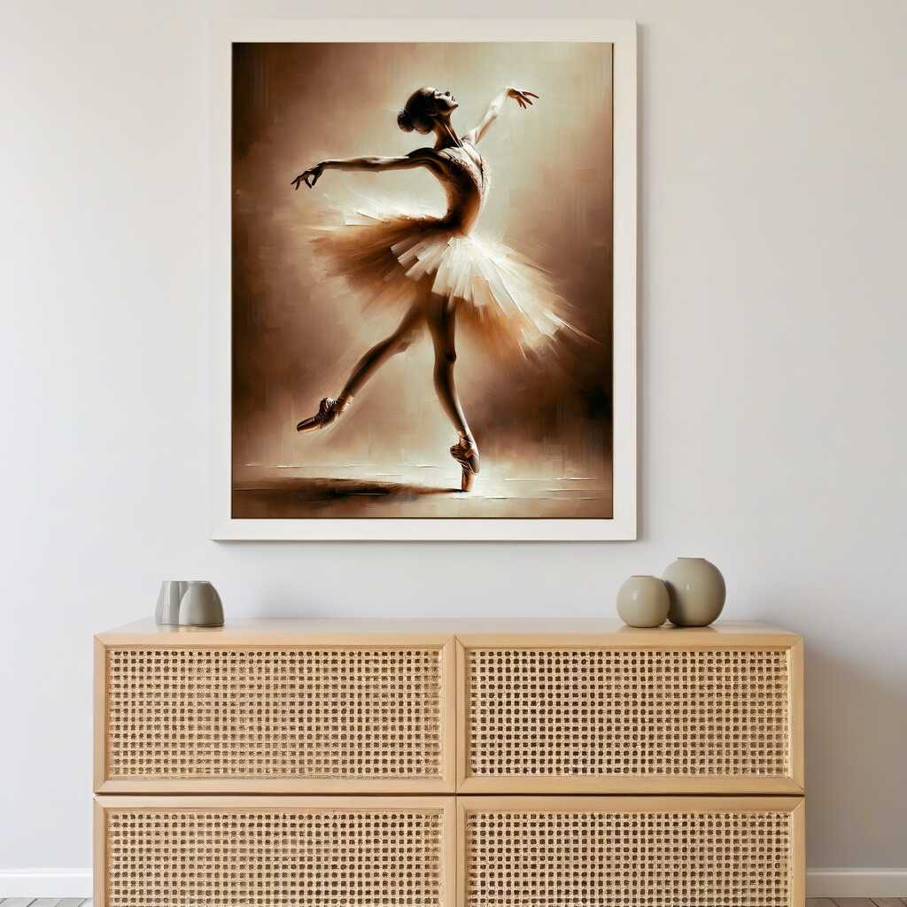 Ballerina, Tanzend – Malen nach Zahlen