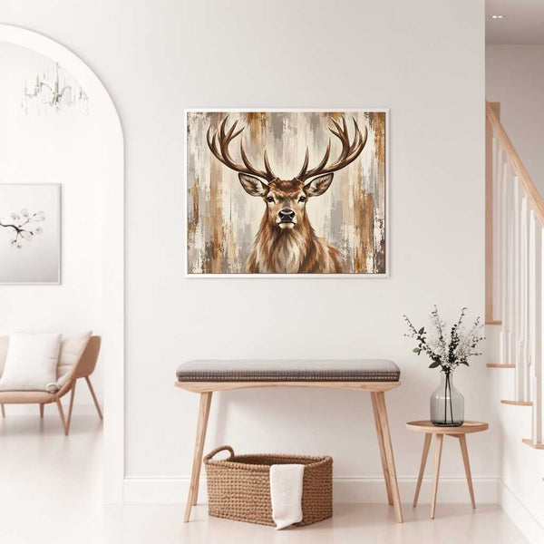Malen nach Zahlen - König der Wildnis, in braun