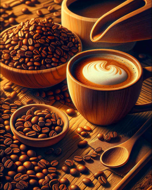 Malen nach Zahlen - Kaffeeliebe