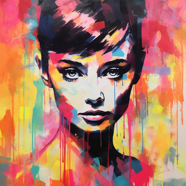 Audrey Hepburn – Malen nach Zahlen