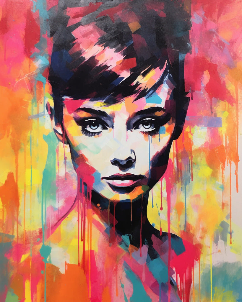 Audrey Hepburn – Malen nach Zahlen