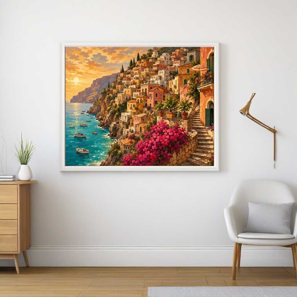 Malen nach Zahlen - Mediterranes Erwachen