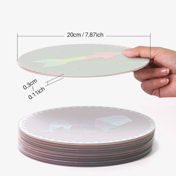 Tischset 12er Set, Sternzeichen- Malen nach Zahlen