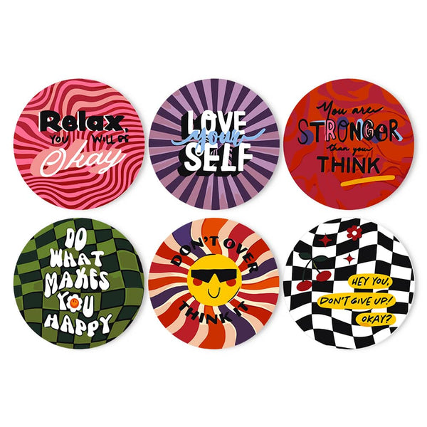 Tischset 6er Set, Abstrakt- Malen nach Zahlen