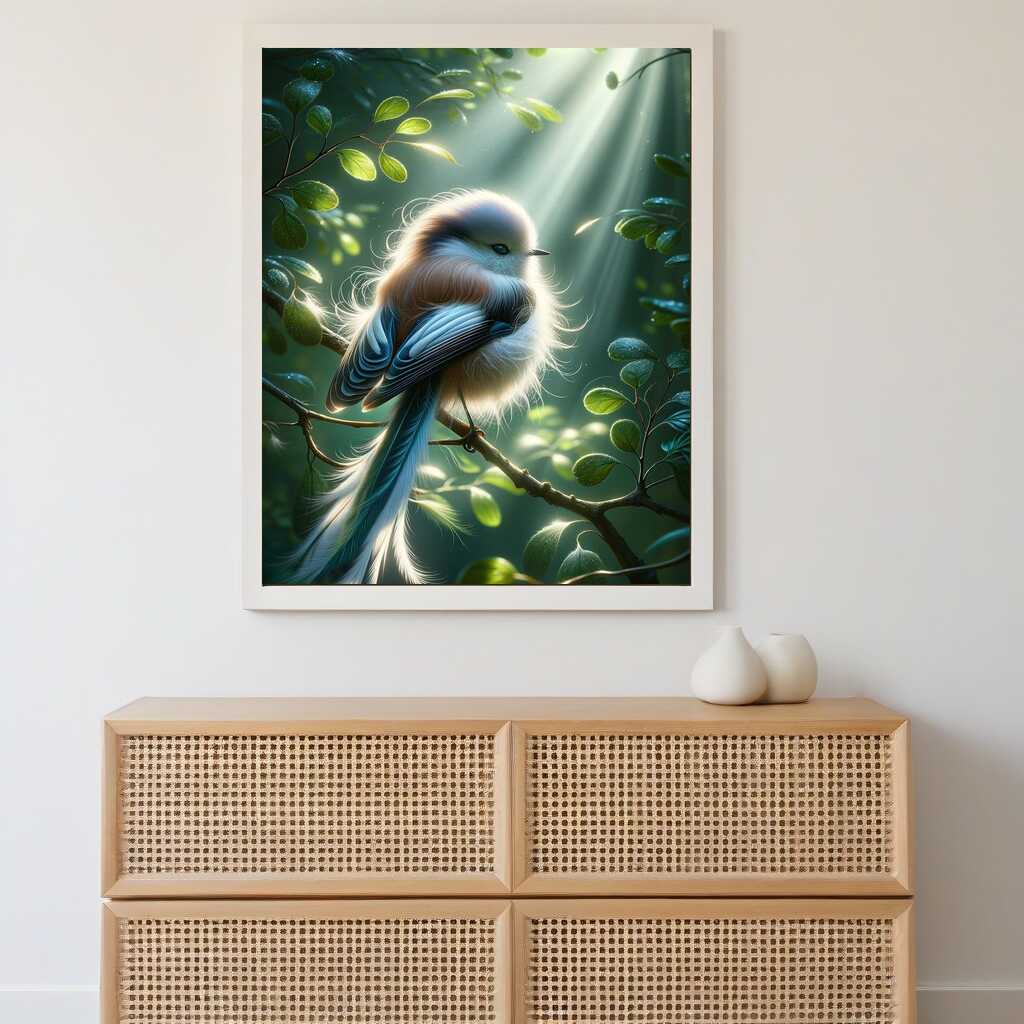 Malen nach Zahlen - Flauschiger Vogel