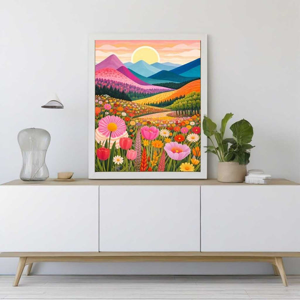 Malen nach Zahlen - Farben des Morgens