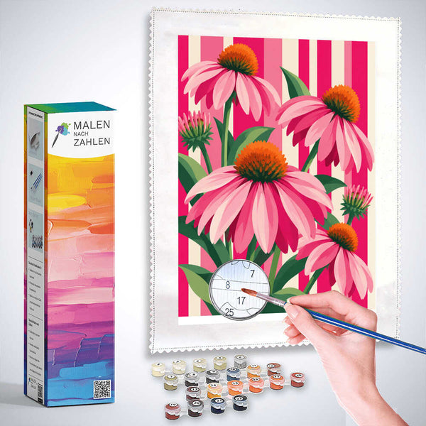 Malen nach Zahlen - Sommerträume in Pink