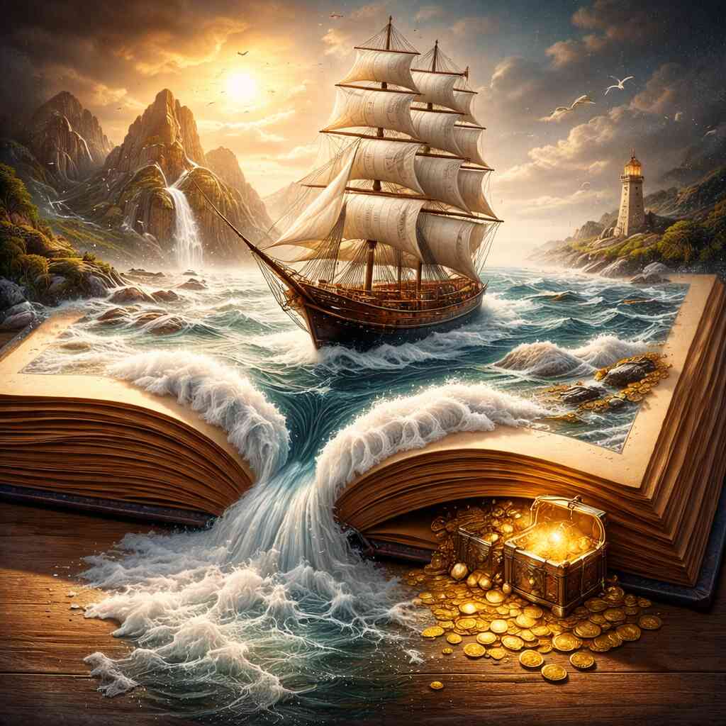 Malen nach Zahlen - Das Abenteuer Erwacht, Buchschiff