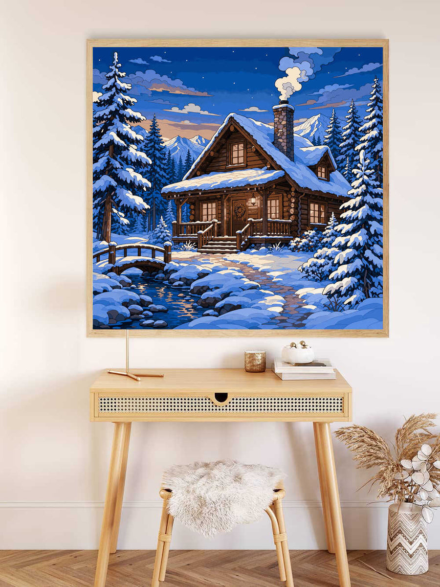 Malen nach Zahlen - Winterzauber der Stille