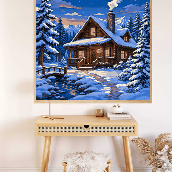 Malen nach Zahlen - Winterzauber der Stille
