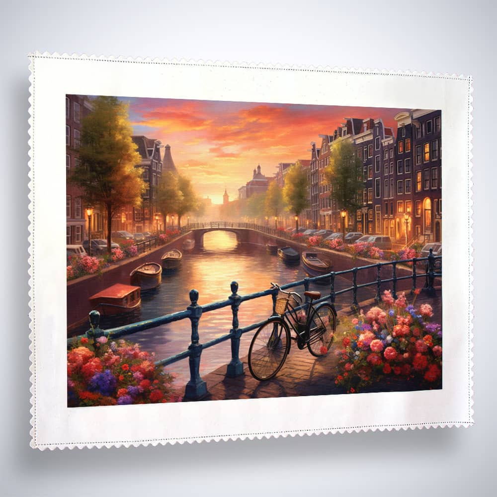 Amsterdam, Fahrräder – Malen nach Zahlen