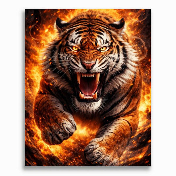 Malen nach Zahlen - Im Feuer entfesselt