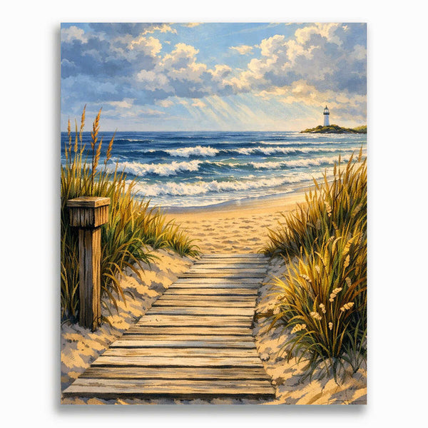 Malen nach Zahlen - Sehnsucht nach Meer