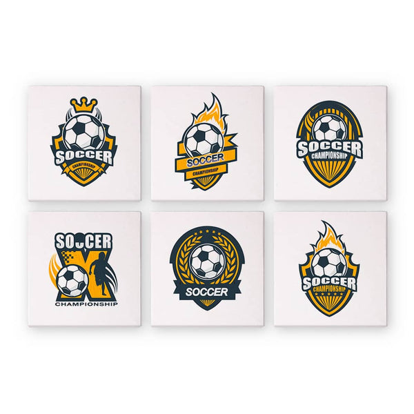 Champion Soccer 6er SET - Mini Malen nach Zahlen