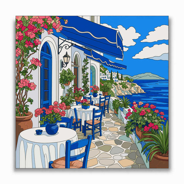 Malen nach Zahlen - Mediterrane Träumerei
