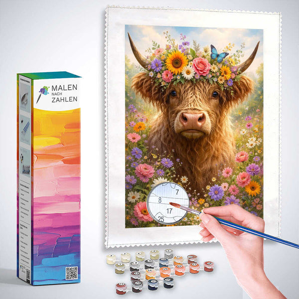 Malen nach Zahlen - Blumenkrone der Harmonie