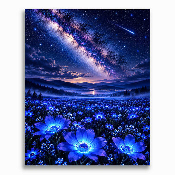 Malen nach Zahlen - Sternenblüten – Magie der Nacht