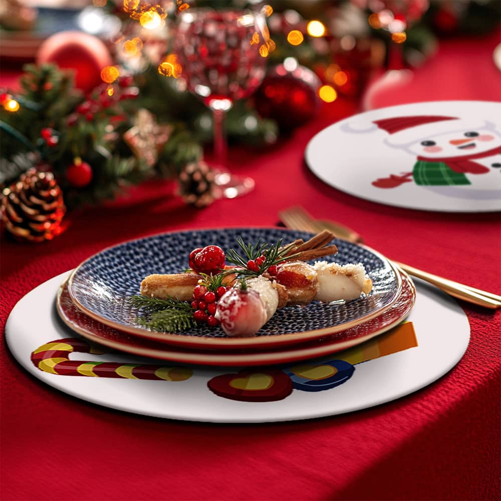 Tischset 4er Set, Weihnachten - Malen nach Zahlen