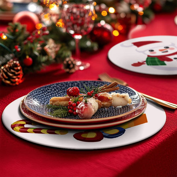 Tischset 4er Set, Weihnachten - Malen nach Zahlen