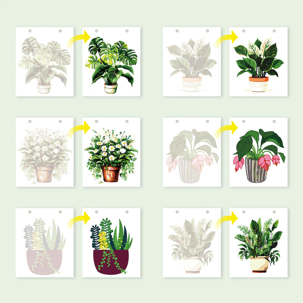 Malen Nach Zahlen Kalender 2026 - DIY Tischkalender Mit Acrylfarben