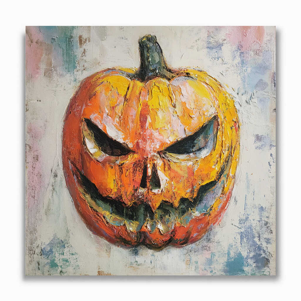 Malen nach Zahlen - Flammendes Grinsen