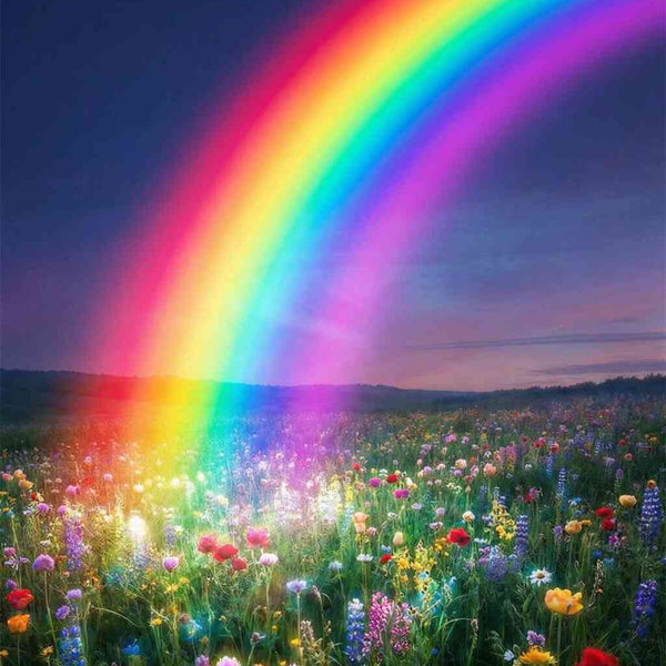 Malen nach Zahlen - Magie des Regenbogens
