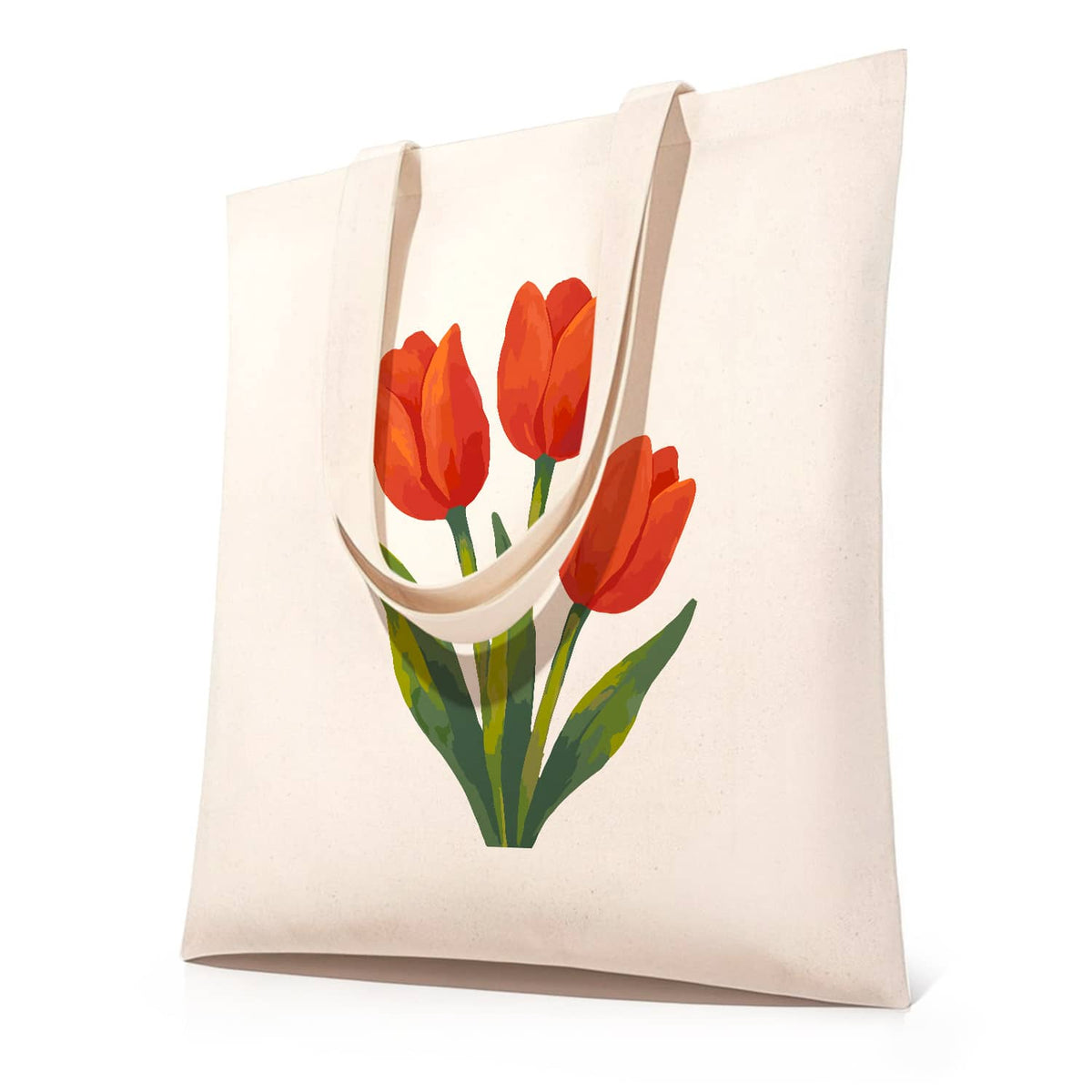Stofftaschen, Blumen - Malen nach Zahlen