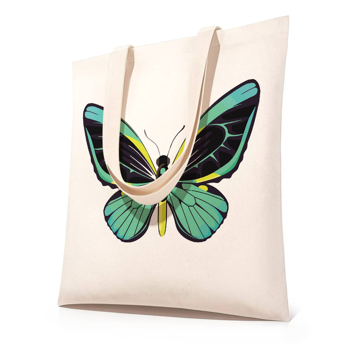 Stofftaschen, Schmetterling - Malen nach Zahlen