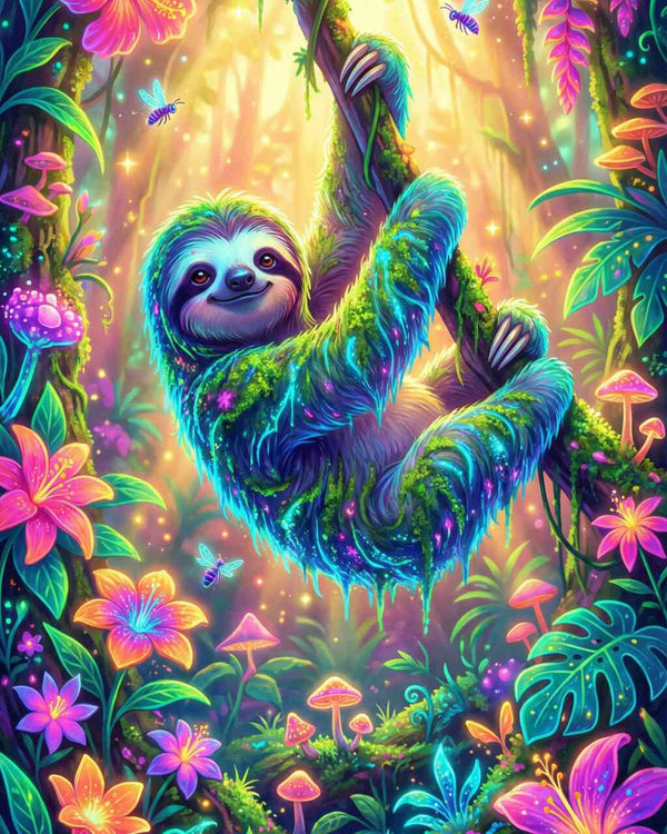 Malen nach Zahlen - Magische Gelassenheit im Dschungel