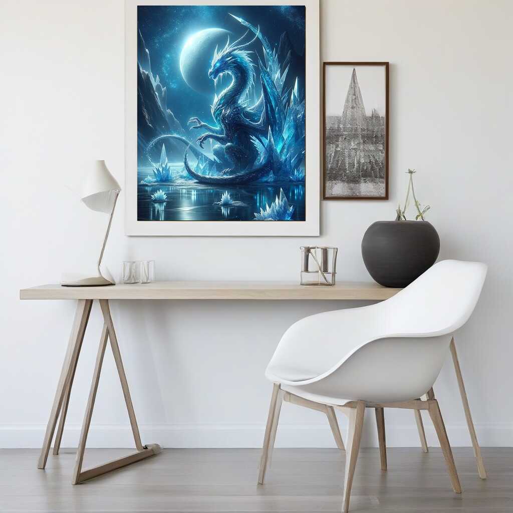 Malen nach Zahlen - Eisdrache