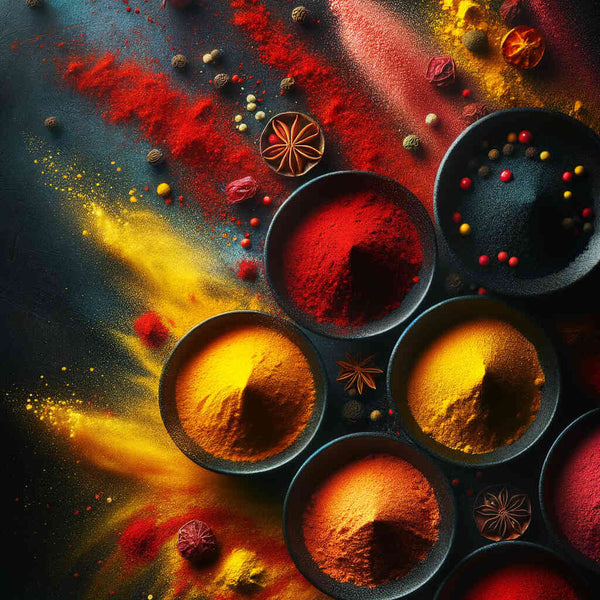 Malen nach Zahlen - Gewürzschalen