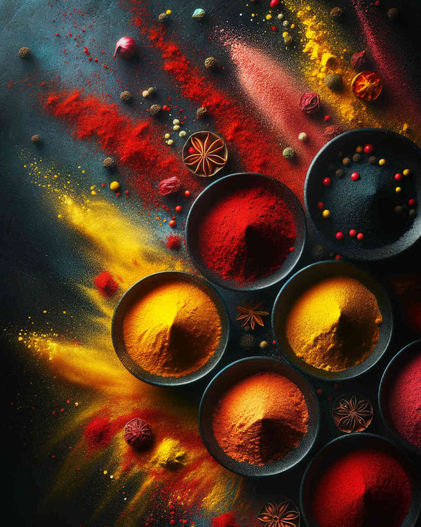 Malen nach Zahlen - Gewürzschalen