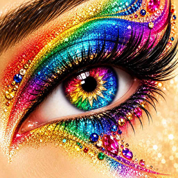Malen nach Zahlen - Bunter Blick