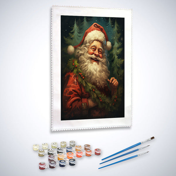 Weihnachtsmann - Malen nach Zahlen