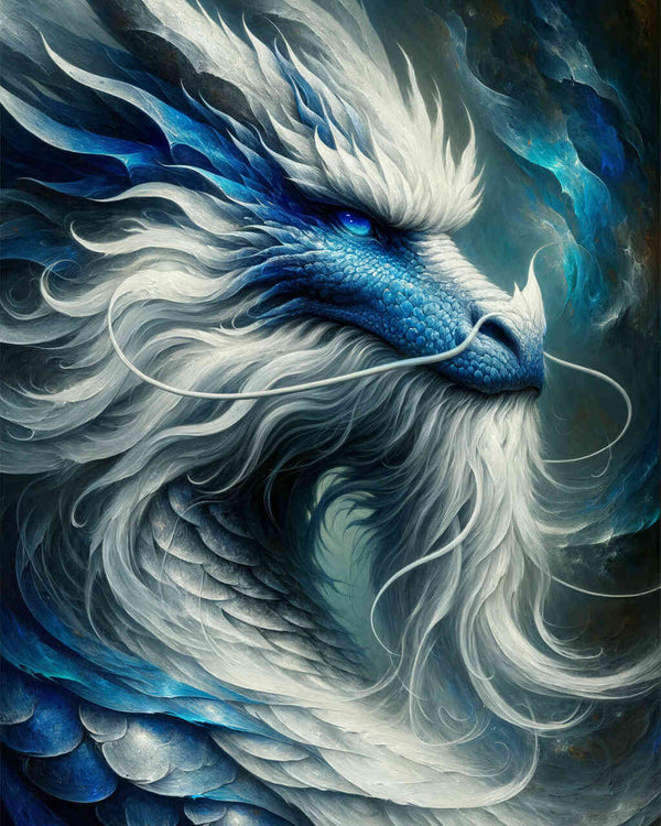 Malen nach Zahlen - Weiser Drache