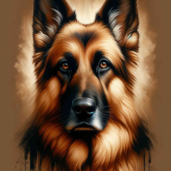 Malen nach Zahlen - Schäferhund