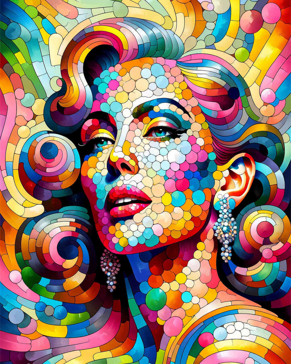 Marilyn Monroe – Malen nach Zahlen