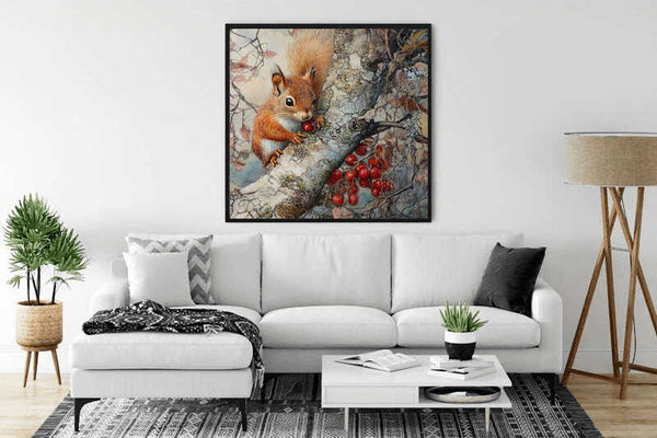 Malen nach Zahlen - Herbstzauber im Geäst